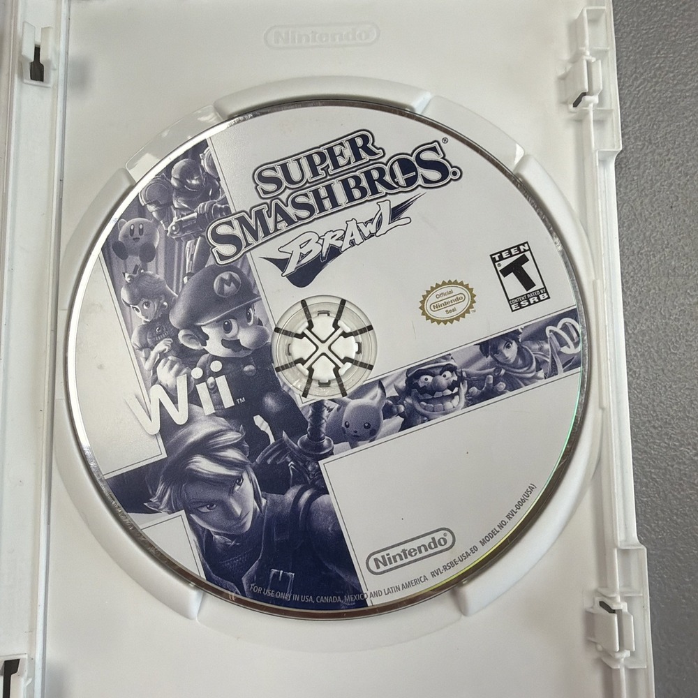 Super Smash Bros Brawl Wii Disc Only Clean And Tested!
